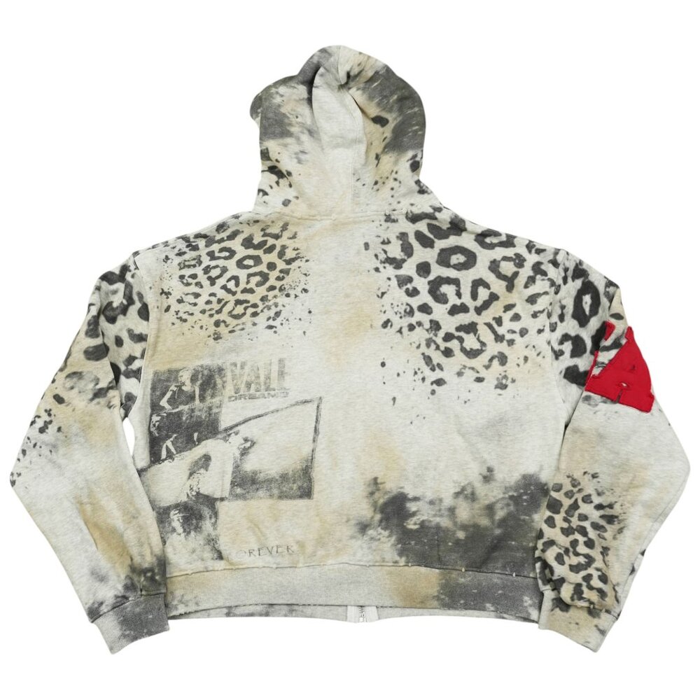 Vale Forever Cheetah Full Zip Hoodie Grey - Picture 2 of 7